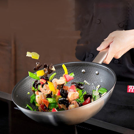 New Household Non-stick Frying Pan Induction Cooker Wok Shopway.