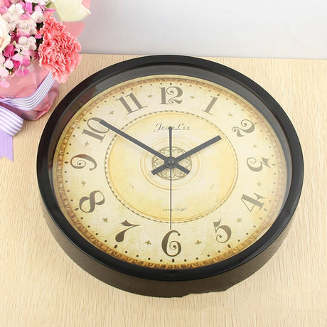 Arabic Digital Bedroom Study Mute Second Sweeping Wall Clocks Shopway.