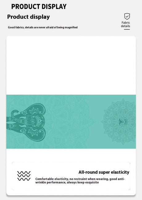 Non Slip Professional Yoga Mat Print - Shopway