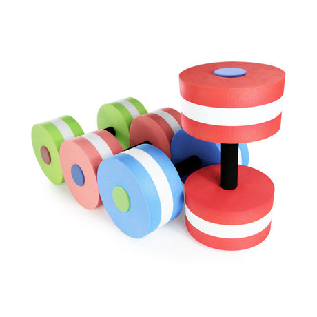 2Pcs Water Aerobics Dumbbells Swimming Training Eva Dumbbells Pool Shopway.